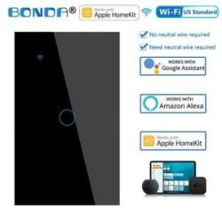 Smart Switch Wifi Homekit No Neutral /brazil Standard Touch Sensor Switch Wall Smart Home Siri Voice