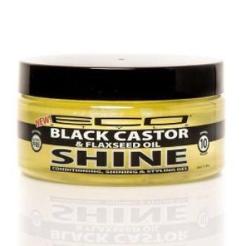 Eco Shine Black castor & flaxseed oil 89ml