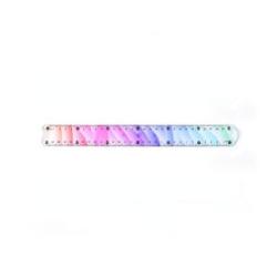 1 pcs Flexible Ruler 15/20/30cm Plastic Ruler Shatterproof Straight Edge Ruler Soft Bendable Ruler F