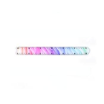 1 pcs Flexible Ruler 15/20/30cm Plastic Ruler Shatterproof Straight Edge Ruler Soft Bendable Ruler F