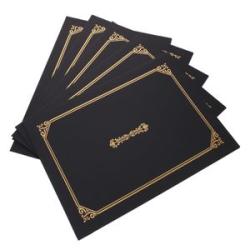 5 Pcs Certificate Cover Protective Paper Award Folder Diploma Shells A4 Holder Staff Red File Folder