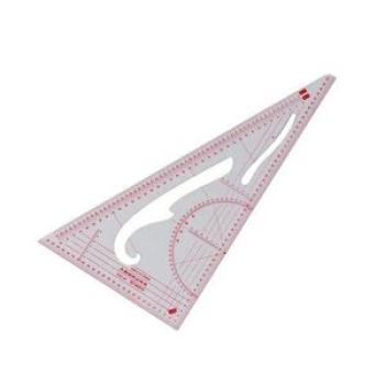 Multifunction 6501 Plastic French Curve Sewing Ruler Measure Tailor Ruler Making Clothing 360 Degree
