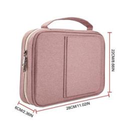 Large Bible Cover Book Holy Cover Case Carry Bag Waterproof Storage Bag Multiple Pockets Church Bag