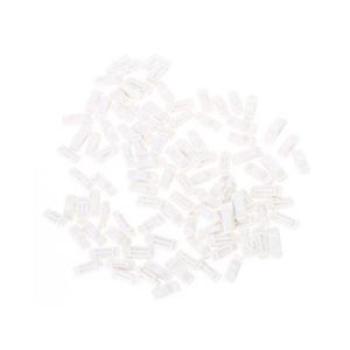 100pcs Uned White Car Models Train Layout 1:500