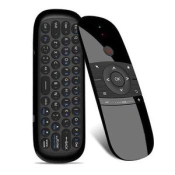 W1 Wireless QWERTY 57Keys Keyboard 2.4G Air Mouse Remote Controller With LED Indicator For Android T