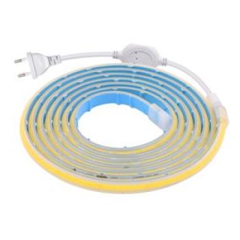 Ac 220v Cob Led Strip Stripe Ip65 Waterproof 288leds/m Flexible Hose Strip Tape Warm Natural Cold Wh