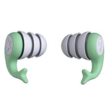 Noisecanceling Earplugs Silicone Ear Plugs 25 Db Noise For Work Green