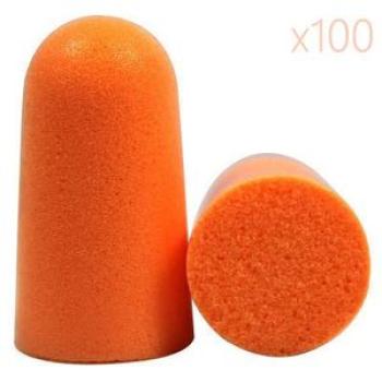 3M Earplugs 1100 1110 Pack of 2 Foam Ear Protection Noise Resisitant No Tearing Anti Dirt Good Resil