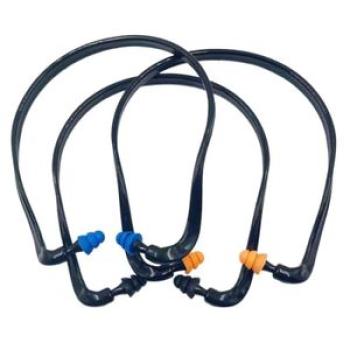 Blue Black Orange Head-mounted Earplugs Protector Sleeping Anti-Noise Earmuff Working Travel Noise R