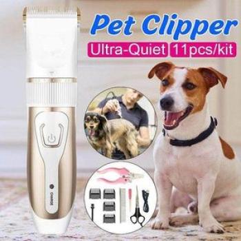 Pet Dog Hair Clipper Cordless Electric Cat Grooming Trimming Kit
