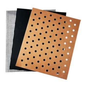 Non-stick Barbecue Mat 3-pack Bbq Mat Set Even-heat Easy-clean High