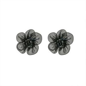Simple Fashion Black Lace Flower Stud Earrings Delicate Appearance And Excellent Texture Ear Accesso