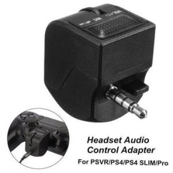 PS4PS4 SLIMPro Headphone Audio Adjustment Adapter