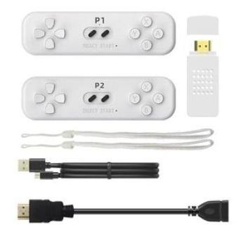 DATA FROG Y2 FIT Somatosensory Double Wireless Game Console 8Bit Wireless Mini HD TV Game Console Bu