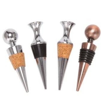4 Pcs Stainless Steel good Stopper Vacuum Sealed Bottle Stop