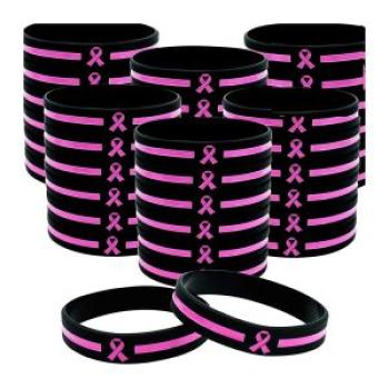 36 Pcs Breast- Awareness Bracelets Bulk Items Accessories Si