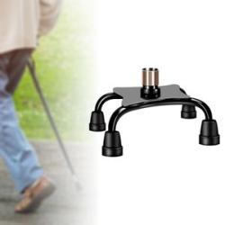 Cane Tip Sturdy Heavy Duty 4 Leg Stable Prevent Slipping Fall Large