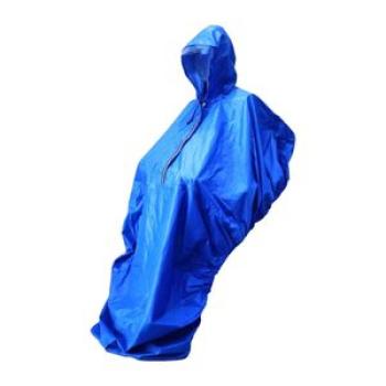 Wheelchair Rain Poncho Water and Tear Resistant blue