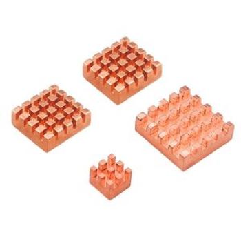 4Pcs Radiator Aluminum Fin for Orange Pi 3 LTS Heatsink with Thermal Adhesive Pasted Cooler Heat Dis