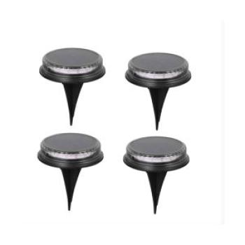 4PCS Super Bright LED Solar Pathway Light Outdoor Auto Garden Light Waterproof Ground Lamp for Garde