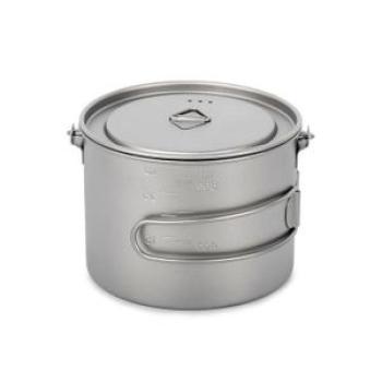 Folding Titanium Cup Instant Noodle Cup Measuring Hanging Pot Cup With Bowl Lid