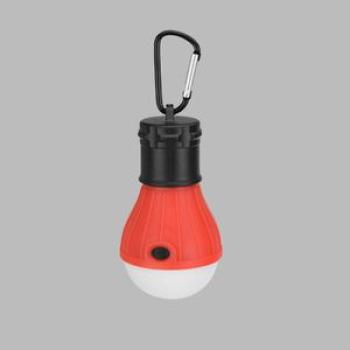 Portable LED Tent Light Camping Light Bulb with Clip Hook Battery Powered Emergency Lights for Hikin