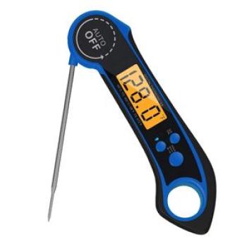 Instant Read Food Thermometer Waterproof Digital Meat Thermo