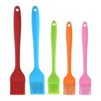 Silicone Basting Pastry Brush Set(5 Pack),Heat Spread Oil Bu