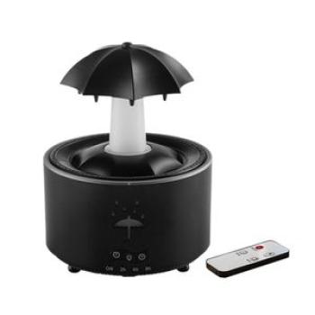 Rain Drop Air Humidifier 300ml  Control Mist Black