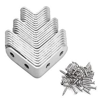 Multi-Size Right-Angle Reinforced Corner Code L-Shaped Brack