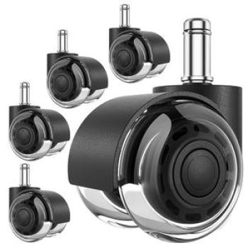 Office Chair Wheels,2 Inch Repgoodment Soft Mute Desk Caster