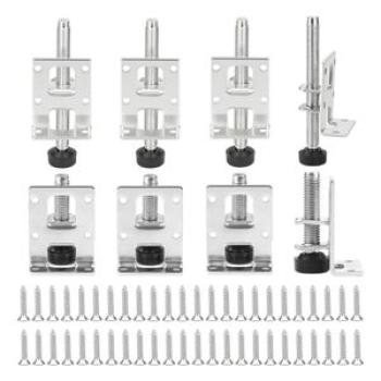 8 Pieces Adjustable Furniture Feet Kitgood 55/102 mm Heavy Duty