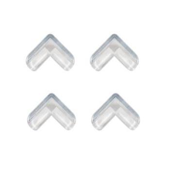 4 Pieces Clear Soft Plastic Table Desk Corner Guard Protecto