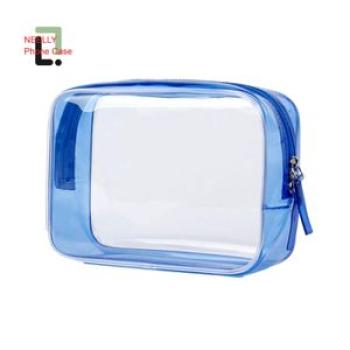 Soft  PVC Cosmetic Storage Bag Transparent Saving Space