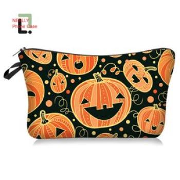 Soft  Halloween Cosmetics Storage Package Cartoon Pattern
