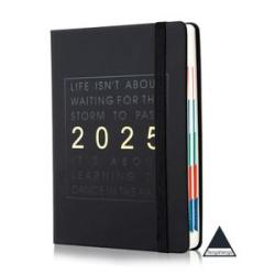 2025 Yearly Planner Notebook Weekly Diary With Time