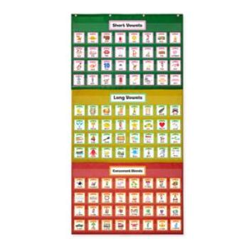 Wall Hanging Pocket Chart For Word Multi-function Detachable