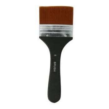 1pc Professional Flat Paint Brush Nylon Trim Art Paintbrush
