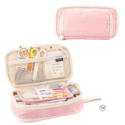 Cute Double Layers Pencil Case Large Capacity Pencil Bag