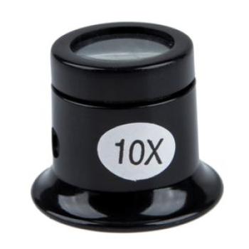 Watch Eyes Loupe 10X Jeweller Optical Glass Magnifier Magnif