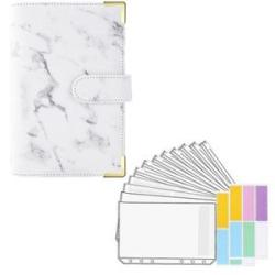 A6 Binder Budget Notebook Personal Planner Organizer System with Binder Pockets Cash Envelope Wallet