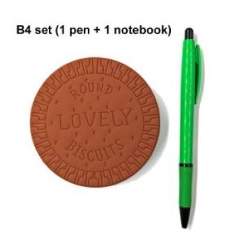 Cute Chocolate Notebook Planner Kawaii Agenda Paper Dairy Products Memo Pad Cover Notepad Student St