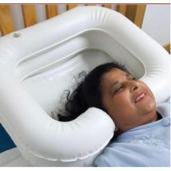 Inflatable Shampoo Basin Hair Wash - White