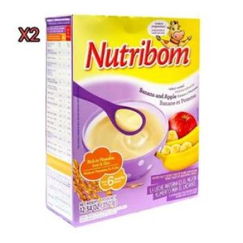 Infant cereal banana and apple 350g X2 pieces